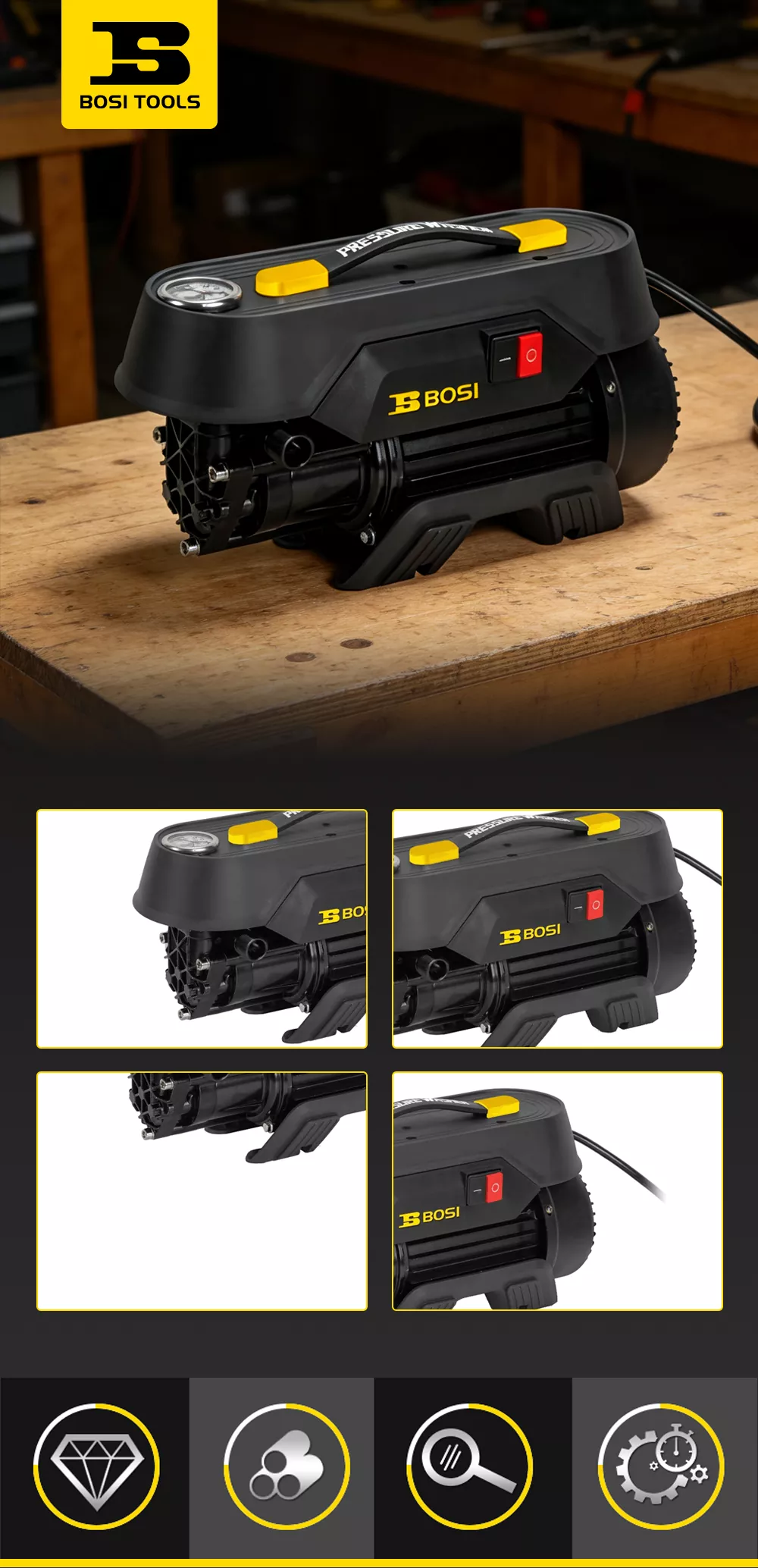 Handheld High-Pressure Washer
